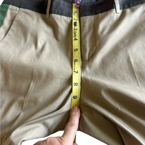 Vince Tan and Green Straight Leg Pants - Picture 7 of 7